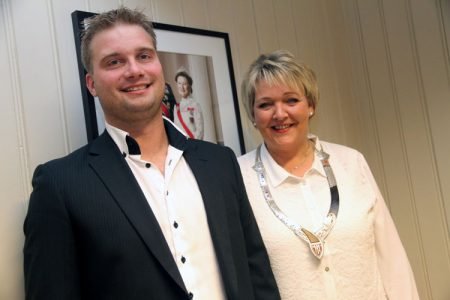 Senterpartiets Knut Erik Ulltveit har størst grunn til å smile i kveld etter valgresultatene i Gjerstad