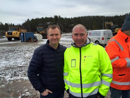 To blide karer er klare for å bygge ny YX-stasjon på Brokelandsheia