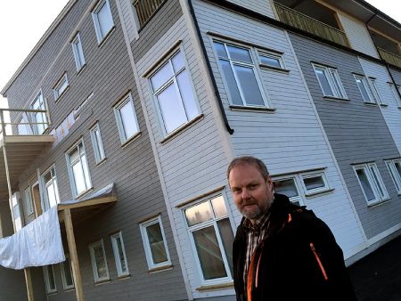 Alt i rute med nybygget på Brokelandsheia