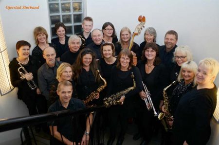 Gjerstad Storband er faste bidragsytere på kulturkvelden