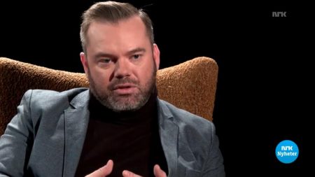 Bård Nylund portretteres av NRK Sørlandet. Skjermdump: NRK
