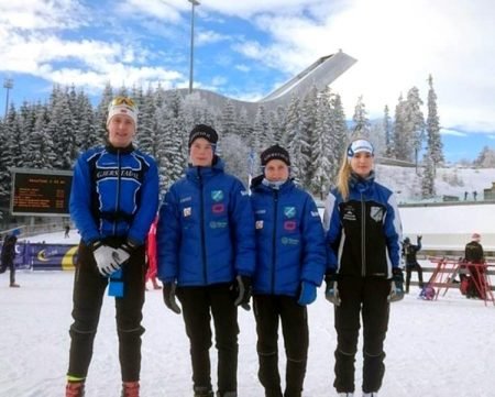 Magnus Sørbø, Trygve Berger Ausland, Magnus Flåta og Cecilie Wasler Fone leverte gode resultater i Holmenkollen