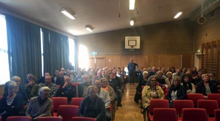 Ca. 85 møtte opp på kveldens folkemøte om kommunestruktur