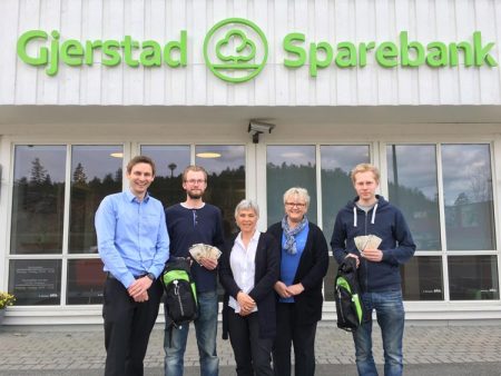 Fra venstre: Erling Ausland, Mats Mælashaug Moe, Tove Urfjell, Jorunn Ulltveit og Robin Aakre Rugtveit.