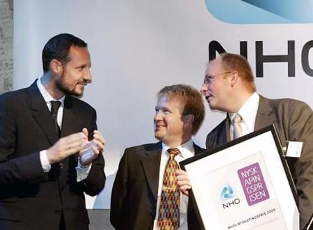 Fra en tidligere utdeling av NHOs nyskapingspris