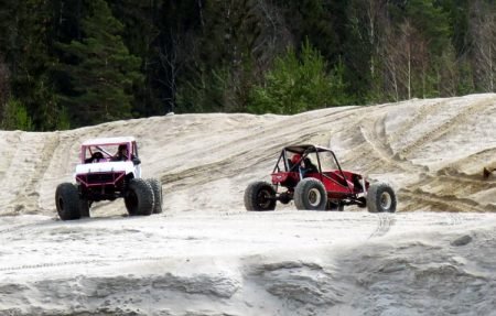 Offroadsesongen er i gang!  Foto: Iselin Torjussen Dalen