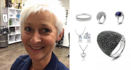 Åse J. Trydal tilbyr flotte sølvsmykker på Quilteloftet førstkommende lørdag