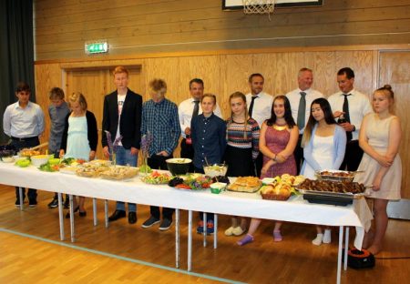 Stilig avskjed med 7.klasse på Gjerstad skole