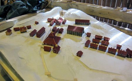 Slik så Egelands Verk ut i ca. 1840. Foto: Helge Dalen