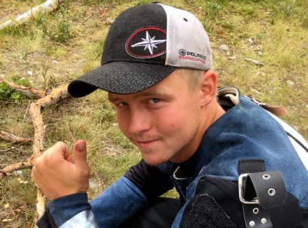 Marcus Langmyr under årets NM i jaktfelt. Foto: Facebook