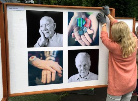 Fra Cecilie Schibstad Øverlands utstilling i Horten i dag