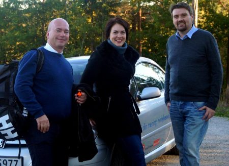 Anders Kylland, Åshild Bruun-Gundersen og Peter André Busch, fylkestingsmedlemmer i Aust-Agder for FrP