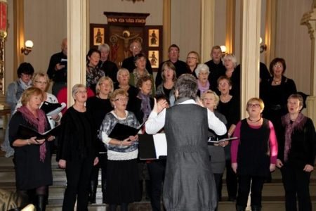 Gjerstadkoret fra en tidligere opptreden i Gjerstad kirke