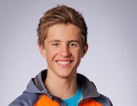 Ånon Flåta tok sølv i junior-NM i skiskyting. Foto: Facebook