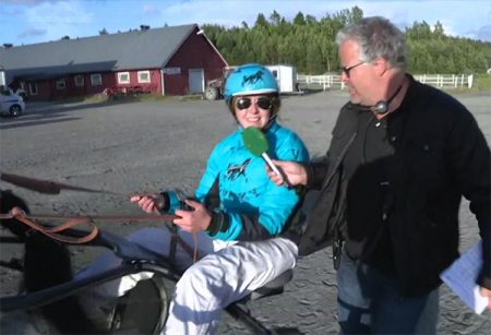 Vilde Mari Kals og Løkki Flaksa sjokkvant på Sørlandet travpark