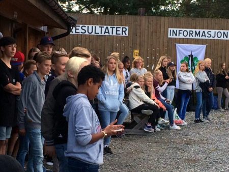 MOT-ungdom på samling på Solem skytebane forrige helg