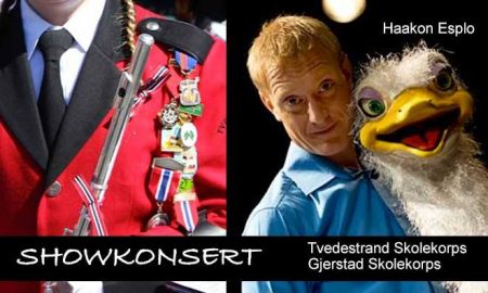 Bli med på show med Gjerstad skolekorps!