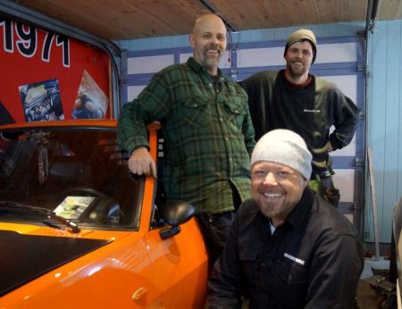 Asgeir Borgemoen har besøkt Kim André Larsens garasje på Gryting