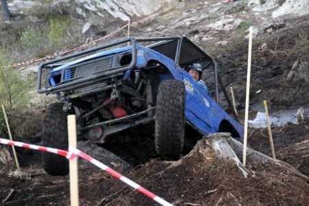 Her fra et tidligere offroadstevne i skogene ved Brokelandsheia