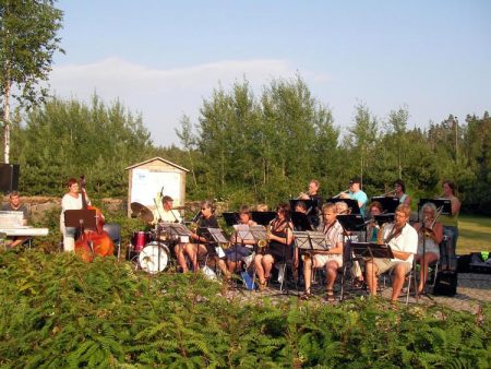 Bilde fra Gjerstad Storbands rastejazz i 2006.