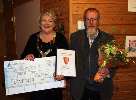 Nils Grantangen ble tildelt kulturprisen i 2017. Du kan bidra til hvem som får prisen i år
