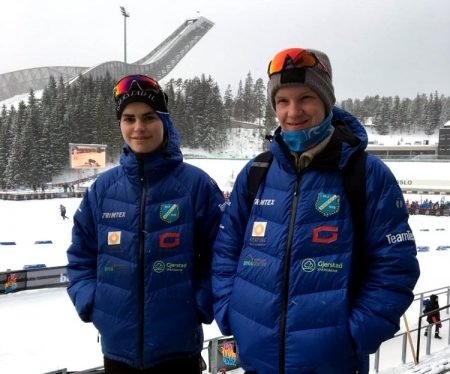 Endre De Bartolo og Håvard Såghus Winterkjær deltok i Holmenkollen i helga