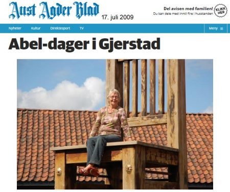 Faksimile fra AAB i juli 2009. Foto: Svein Walstad.