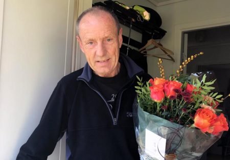Ingebrigt Sørbø (67) er nybakt verdensmester i hopp.