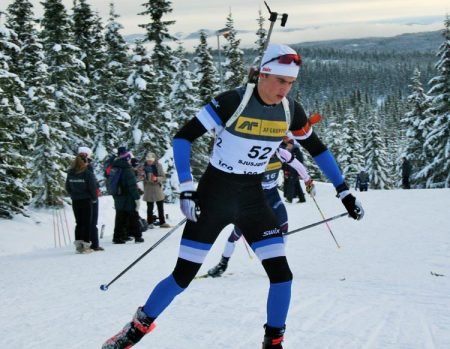 Ånon Flåta i sesongåpningen på Sjusjøen i helga. Foto: GIL