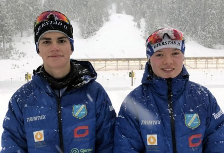 Endre De Bartolo og Solfrid E. Holte kom begge på pallen i Rauland i helga. Foto: GIL.