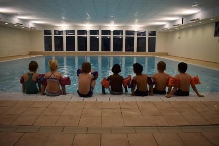 Fra svømmehallen på Abel skole. Foto: Visedal barnehage.