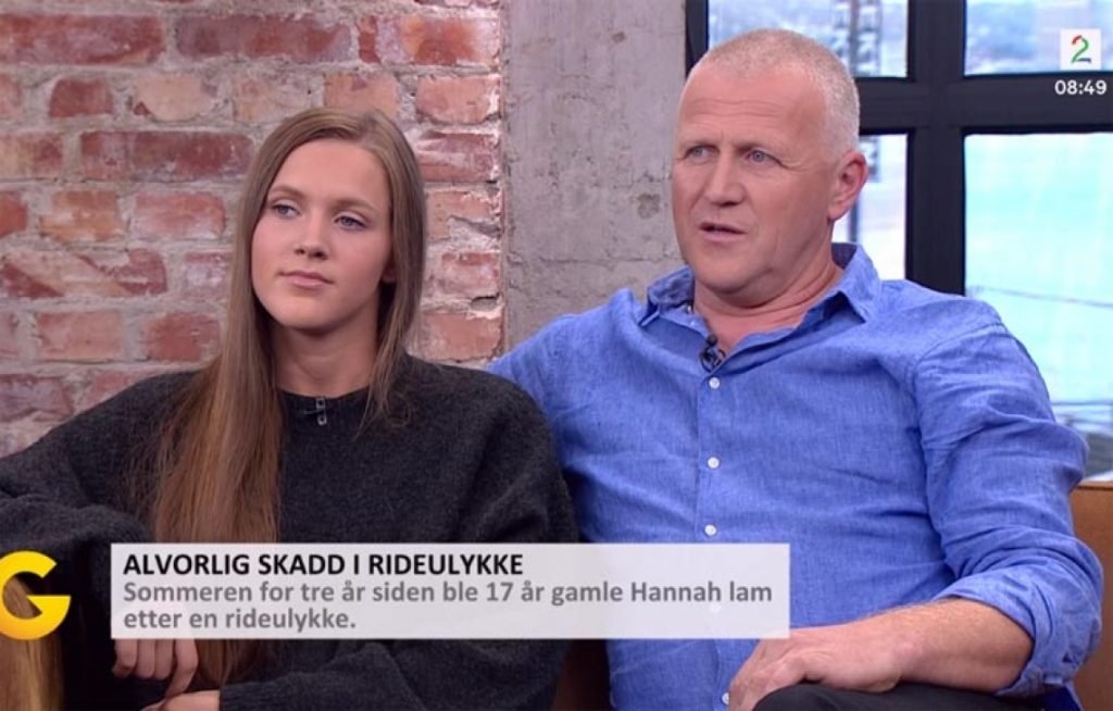 Hannah og Harald Lunden fra tidligere innslag i «God Morgen Norge» Skjermdump: TV2