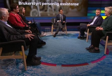 Hannah Lunden og ordfører Inger Løite var med på diskusjonen sammen med helseminister Bent Høie i kveldens utgave av "Debatten". Skjermdump: NRK