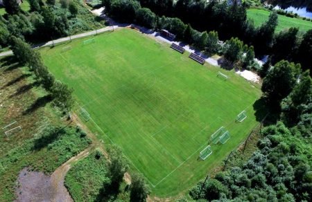 Fotballbanen på Klokkargården er klargjort for høstsesongen.