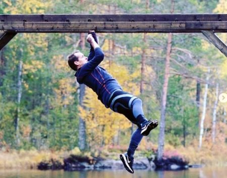 Per Gunvald Haugen var raskest i hinderløypa i Farmen. Foto: Instagram