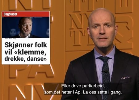 Nytt på nytt er ikke som det engang var, mener artikkelforfatteren. Skjermdump: NRK.