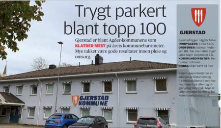 Gjerstad klatrer kraftig på Kommunebarometeret