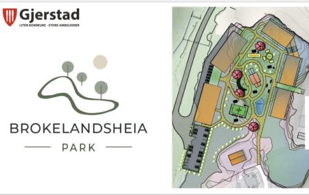 Kommunestyret sa ja til å iverksette grunnarbeider for Brokelandsheia Park
