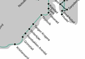 Vy dropper busstopp på Brokelandsheia fra 12. oktober